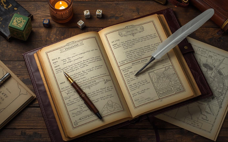 Game Master Campaign Journal - Best DM Notebook