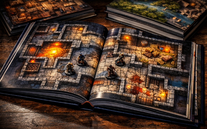 Loke Battle Mats Book - Best Pre-Printed Maps